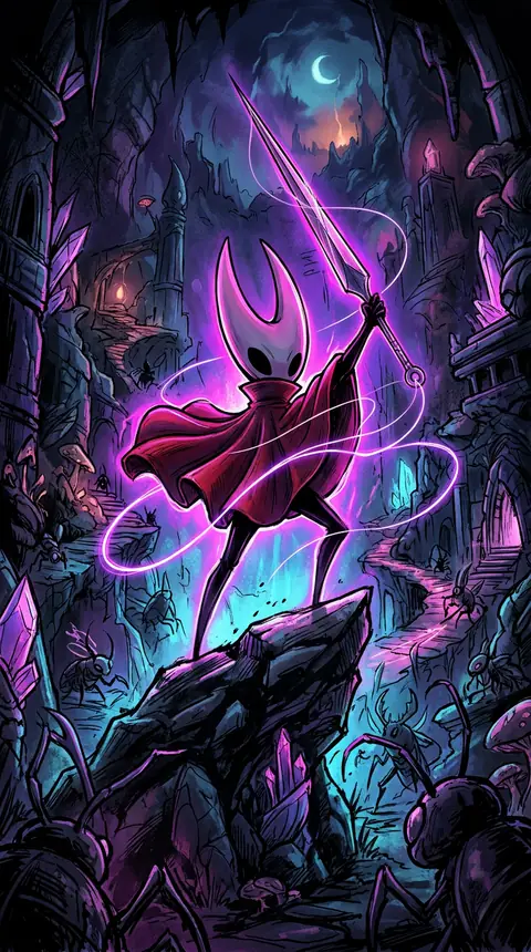 Hollow Knight: Silksong cover art