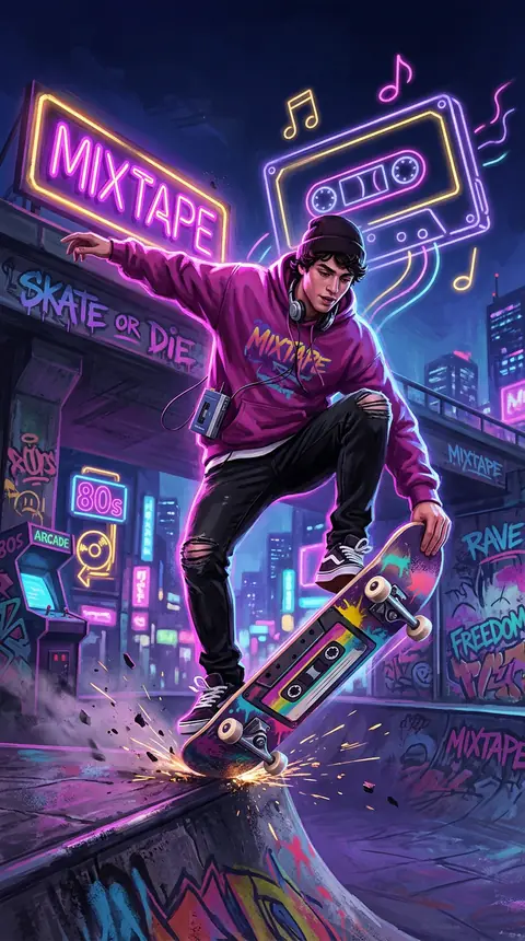 Mixtape cover art